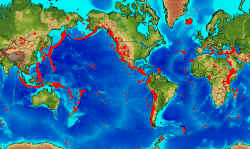 World Map of Volcanic Regions
